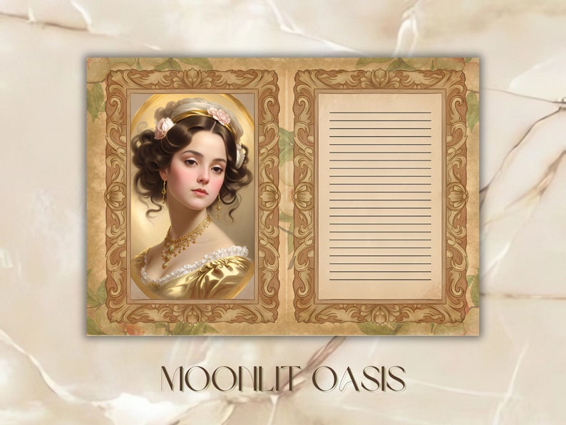 Victorian Ladies Junk Journal Kit: Shabby Chic Printable Pages (digital ...