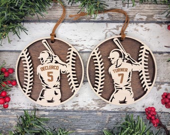 Gepersonaliseerde honkbalornament