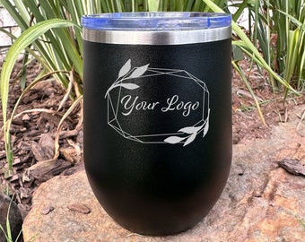 Personalized Laser Engraved - YOUR LOGO - 12 oz. Tumbler - 17 Colors!
