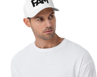 FAM Structured Twill Fitted Cap