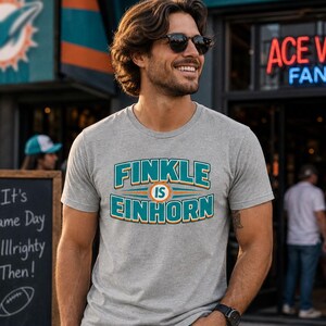 Finkle Is Einhorn Shirt, Ace Ventura Shirt, Funny 90s Movie Tee, Jim Carrey Comedy T-Shirt, Retro Miami Football Tee, Movie Fans tshirt image 2