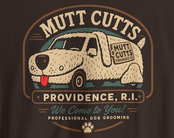 Mutt Cutts Shirt, Dumb and Dumber Movie Tee, Funny Dog Grooming Parody T-Shirt, Comedy Movie Fan Gift