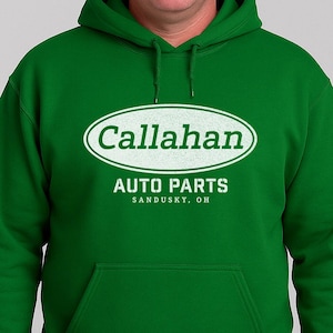 Callahan Auto Parts Hoodie, Funny Sweatshirt, Tommy Boy Movie, Chris Farley 90s Comedy, JERZEES 996MR Unisex Pullover