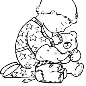 God Hears & Answers Prayer coloring page