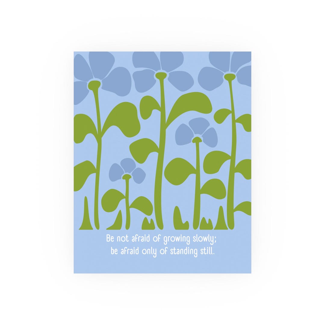 Inspirational Floral Art Poster – Motivational Quote Print - Etsy