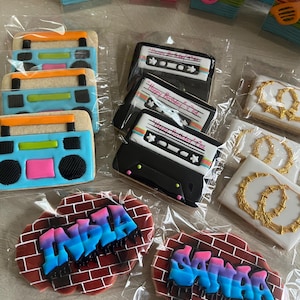 90s Themed cookies