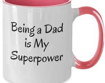 Dad mug, dad gift, dad superpower