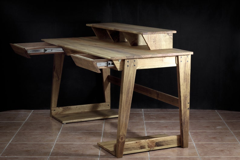 Holz Schreibtisch im nordischen Stil Bild 9