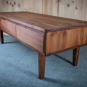 Solid Pine Low Board TV Stand | Nordic Rustic 3 Drawer Media Console image 18