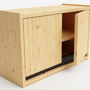 Modular Storage System | Stackable Shelving Wooden Cubes | French Cleat | Custom Build image 9