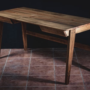 Holz Schreibtisch im nordischen Stil Bild 5