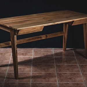 Holz Schreibtisch im nordischen Stil Bild 7