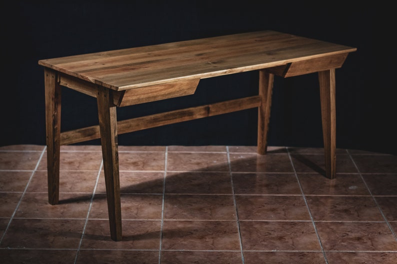 Holz Schreibtisch im nordischen Stil Bild 7