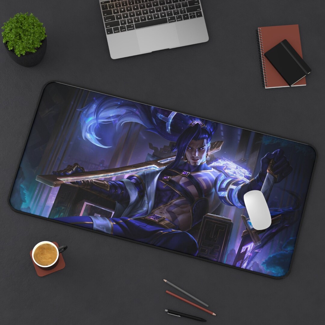 Prestige Yasuo Desk Mat Inkshadow Yasuo Prestige League of Etsy
