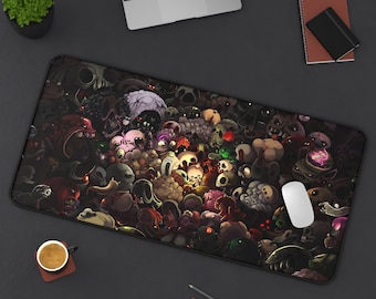 The Binding of Isaac custom Deskmat , TboI Desk mat XXL mouse pad different sizes 12x18 12x22 15x30