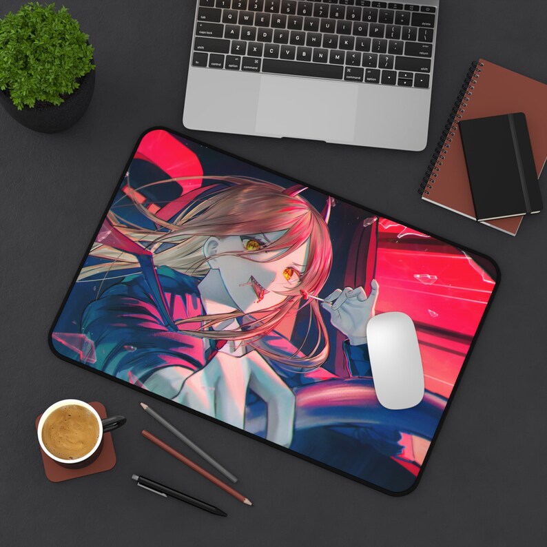 CHAINSAW MAN Power Driving Premium Desk Mat Etsy