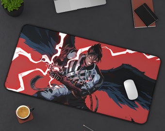 TEKKEN JIN KAZUMA Desk Mat - Tekken 8 Gaming Desk Mat, Play mat, Mouse pad - Tekken Gift idea