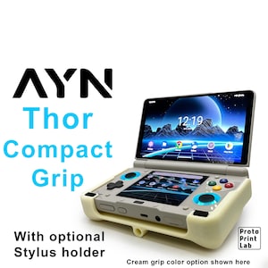 AYN Thor Compact Grip: Ergonomic 3D Printed -  Optional Built In Stylus Holder