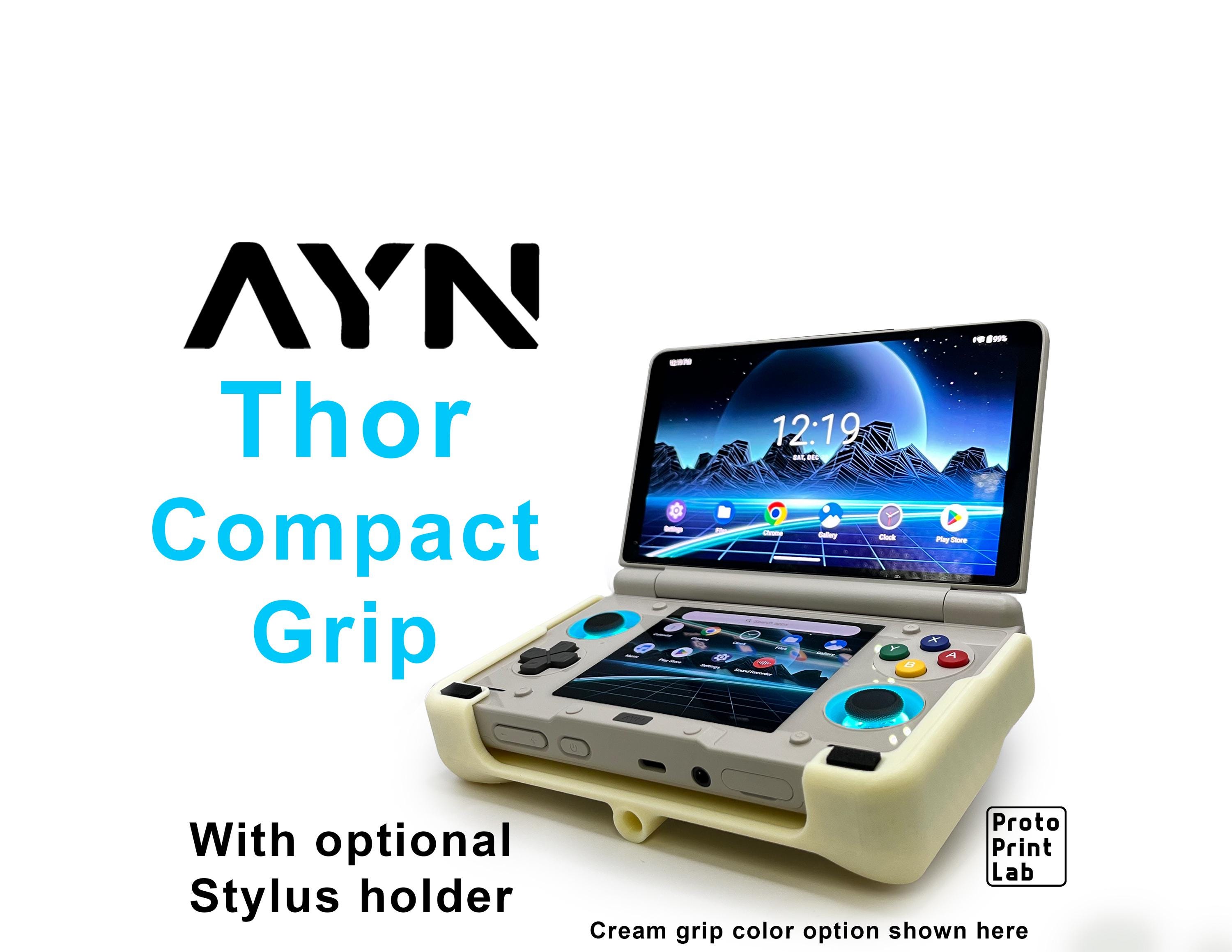 AYN Thor Compact Grip: Ergonomic 3D Printed - Optional Built in