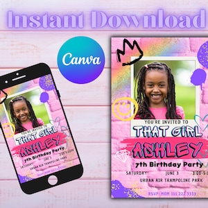 That Girl Lay Lay Birthday Invitation