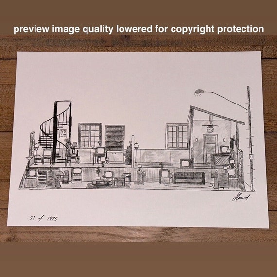 The 1975 'at Their Very Best' Stage Design - A4 Art Print - Etsy
