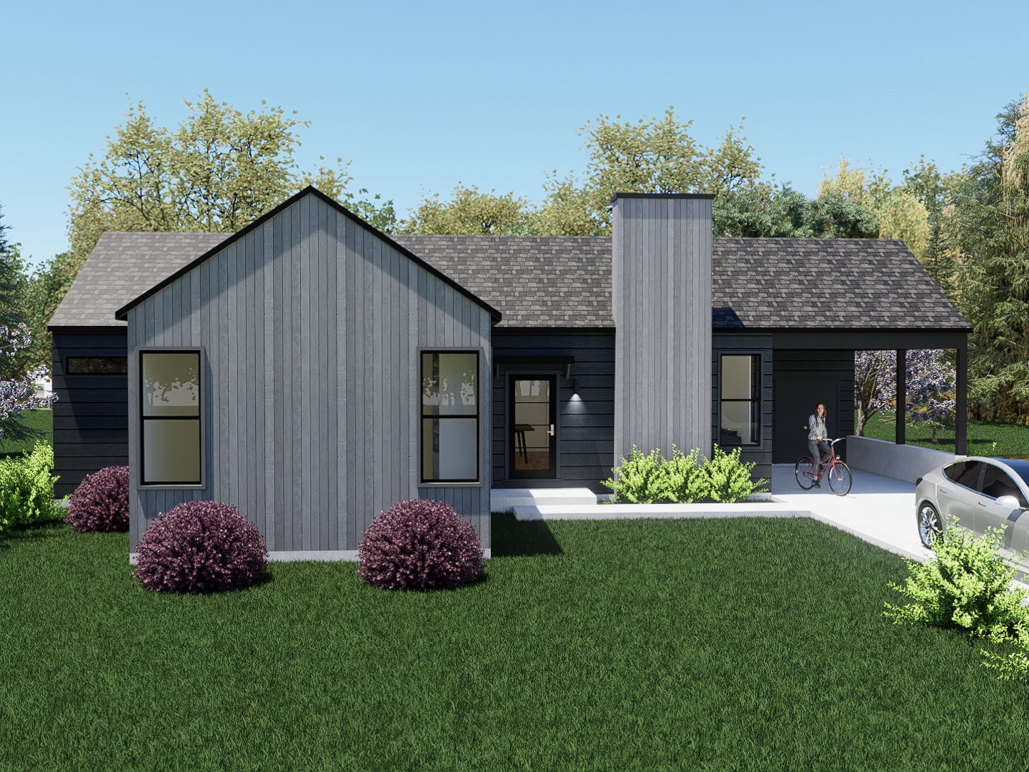 Modern Ranch House Plans 5-bedroom-barndominiums