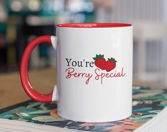 You're Berry Special Strawberry Mug | Mom Garden Mug | Cute Mug | Gift Mug | Berry Lover Gift | Coffee Mug | Strawberry Mug | Fruit Mug |