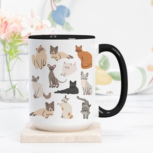 Cat Mug | Cute Cat Mug | Cat Lover Gift | Cat Gift | Cat Lady | Cat Dad | Cat Coffee Mug | Cat Tea Cup | Cat Mom | Funny Cat Mug | Kitty Mug