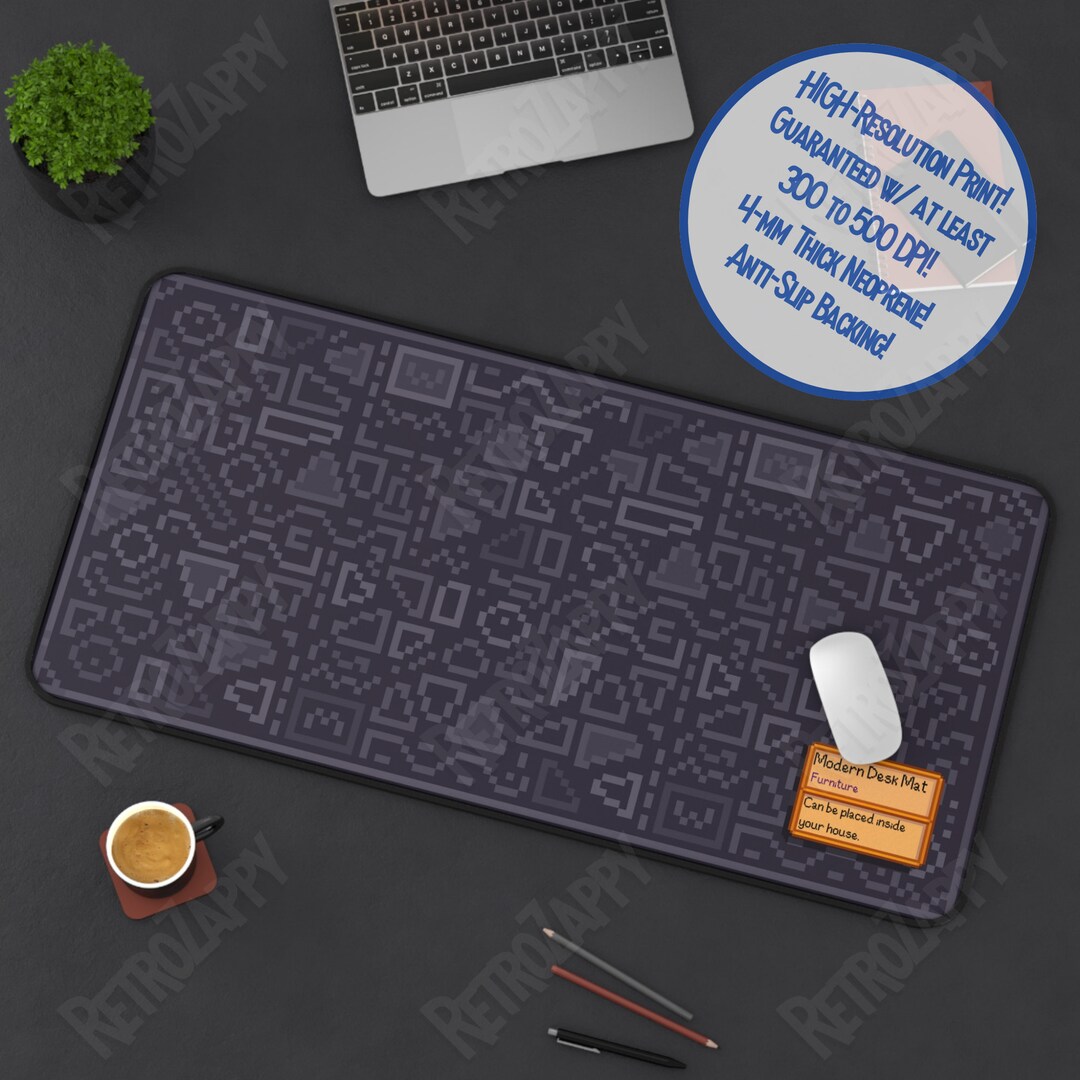 Stardew Valley Gaming Mat 'modern Rug' Desk Mat Etsy