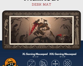 Maliketh Elden Ring Desk Mat – XL / XXL Gaming Mouse Pad, Extended Desk Mat