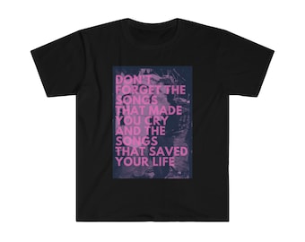 The Smiths Morrissey T-shirt, Songs That Saved Your Life Tee, Music Lover Gift