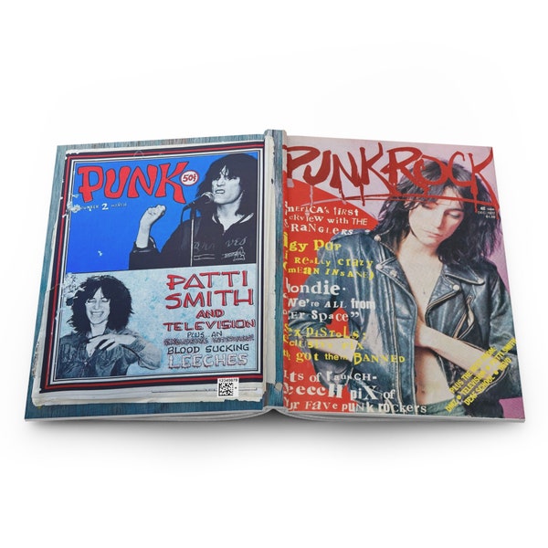 Hardcover Journal - Patti Smith Punk Rock Magazine