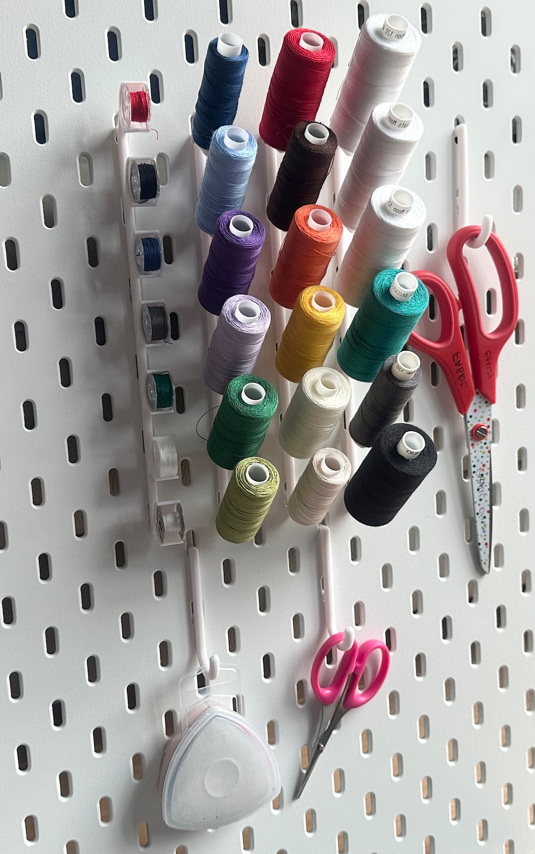 IKEA Skadis pegboard compatible sewing or crafters pack for sewing room ...