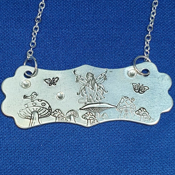 Stamped Necklace Etsy