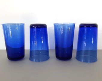 IKEA türkisblau Trinkbecher Gläser Set mit 4 Gläsern im Ruhestand