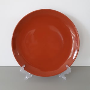 MarilynsVintageNL- IKEA FARGRIK Small Ø 21 cm / 8.2'' Side Plate in Burnt Orange Gloss Color - Ikea Pattern #15199 - Price is For One Plate