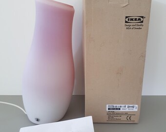 OLD IKEA MYLONIT テーブルランプ 90s ヴィンテージ 廃盤 ヴィンテージIKEA Mylonitランプ：フロストガラスのテーブルランプ