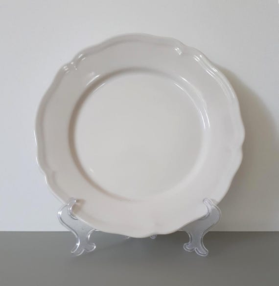 MarilynsVintageNL- IKEA ARV Creme 9 ''SEITLICHER Teller - Geprägter ausgebogter Rand Salat- oder Dessertteller - Ikea 15199 Thailand - Verkauft Pro Stück