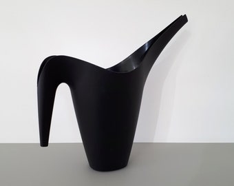 MarilynsVintageNL- IKEA PS Vallo- Black Plastic Watering Can Designed by Monika Mulder- Ikea Vallö - Made in Poland