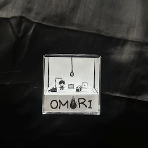Omori White Space 3D Cube Diorama