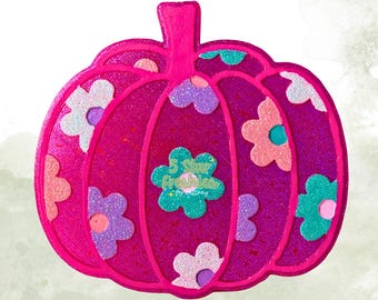 Floral Pumpkin Freshie | Cute Retro Autumn Car Air Freshener