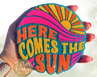 Here Comes the Sun Freshie | Retro Summer Car Air Freshener