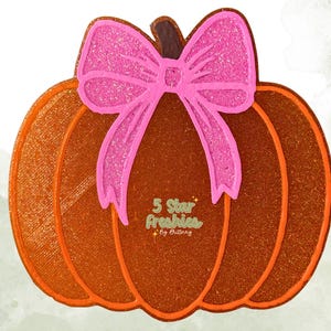 Pumpkin w/Bow Freshie | Pumpkin w/Bow Freshy | Pumpkin w/Bow | Coquette Pumpkin | Cute Pumkin Freshie | Pumpkin Freshie | Fall Freshie