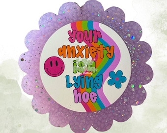 Anxiety Lying Freshie | Funny Car Air Freshener