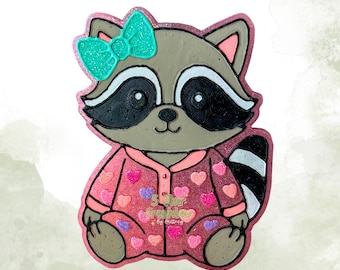 Raccoon Pajama Freshie | Cute Car Air Freshener