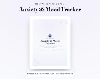 Mood and Anxiety Journal PDF: Daily Check-In and Reflection