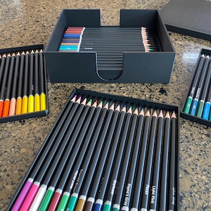 Estuche de almacenamiento con capacidad para 18 lápices de colores (5)