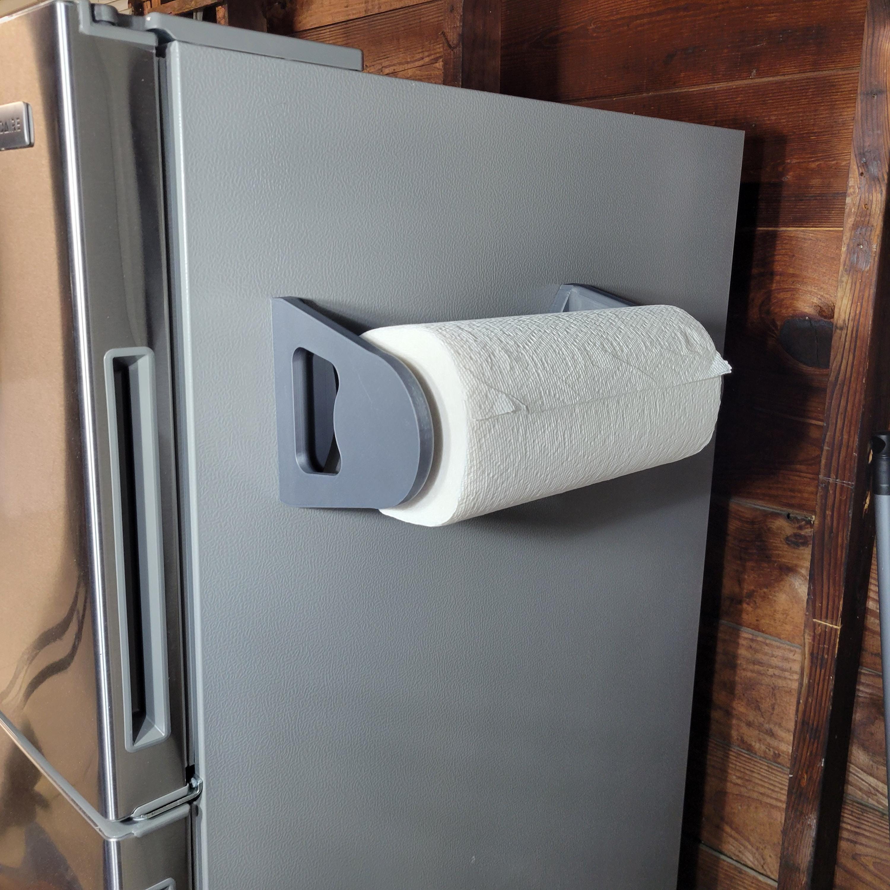 Magnetic Paper Towel Holder Versatile Horizontal Vertical