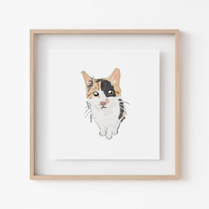 Mini Pet Colored Pencil Sketch from Photo Dog Memorial Gift Cat Portrait Pet Loss Gift Pencil Illustration Custom Dog Portrait From Photo