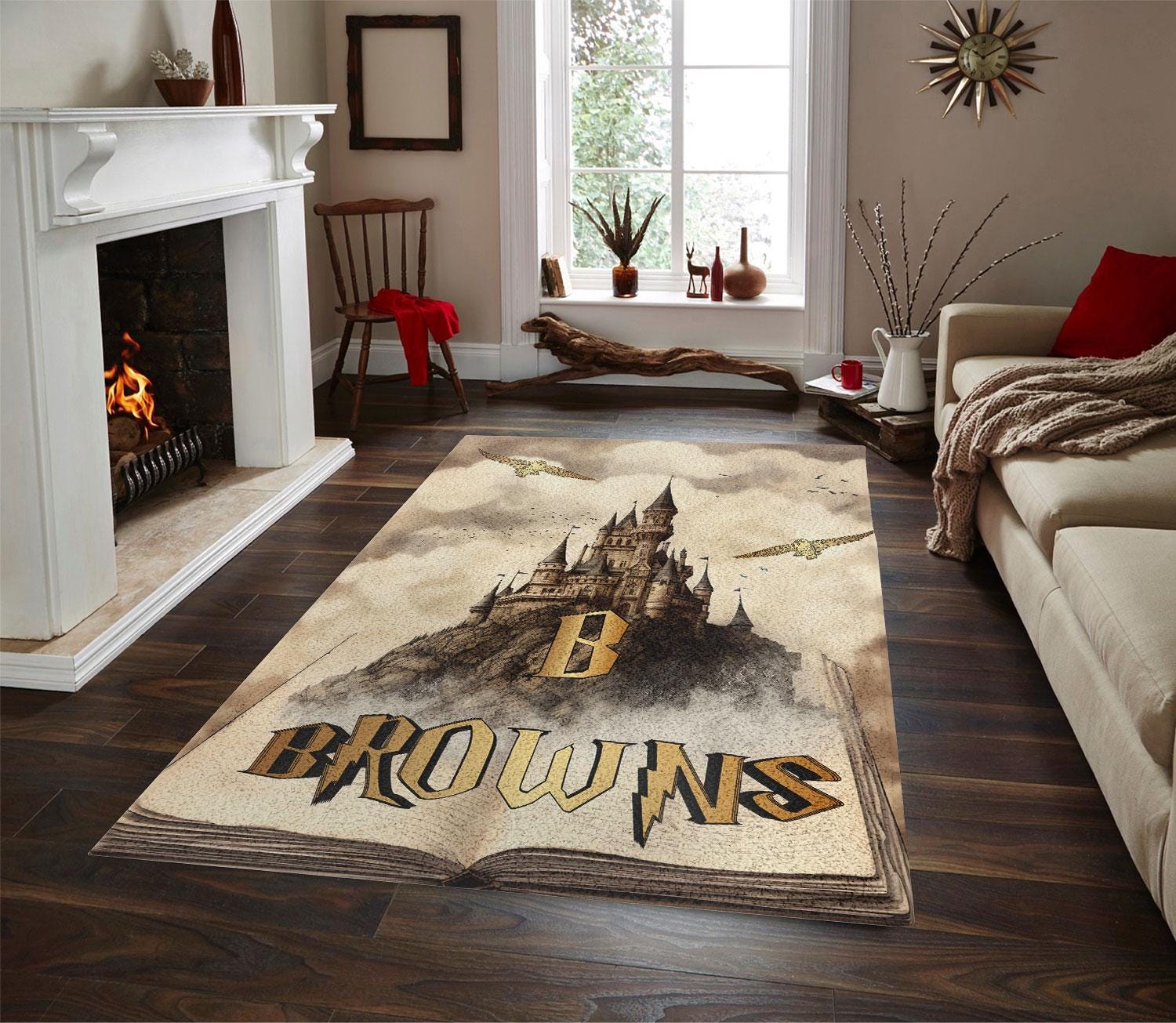 Hogwart Rug - Etsy